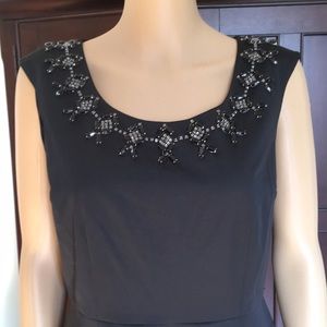 Talbots NWOT black cocktail dress sz 4